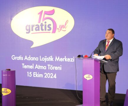 Adana'da Gratis'in yeni lojistik merkezinin temel  atıldı