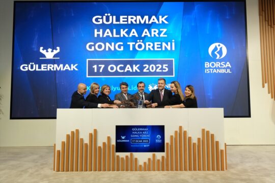 Borsa İstanbul'da gong Gülermak için çaldı